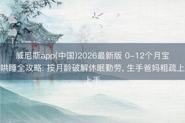 威尼斯app(中国)2026最新版 0-12个月宝宝哄睡全攻略: 按月龄破解休眠勤劳， 生手爸妈粗疏上手